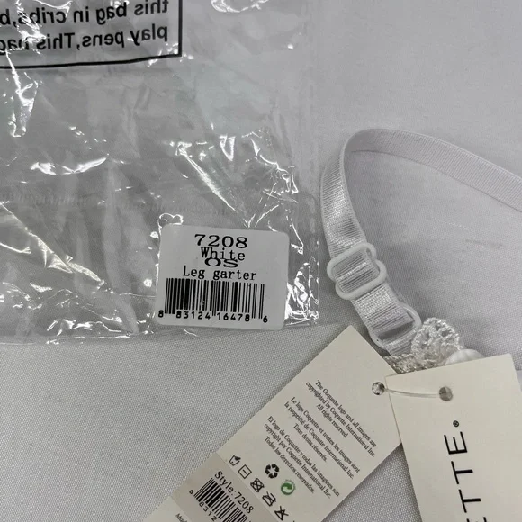 Coquette White Floral garter‎ Belt Style 7208 - Picture 5 of 5